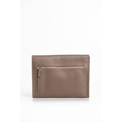 Trussardi Herren-Clutch aus braunem Polyester