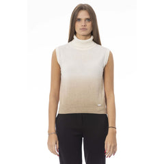 Pull Baldinini Trend en laine blanche pour femme