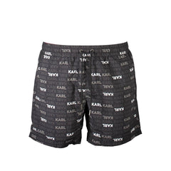 Karl Lagerfeld Black Polyester Swimwear