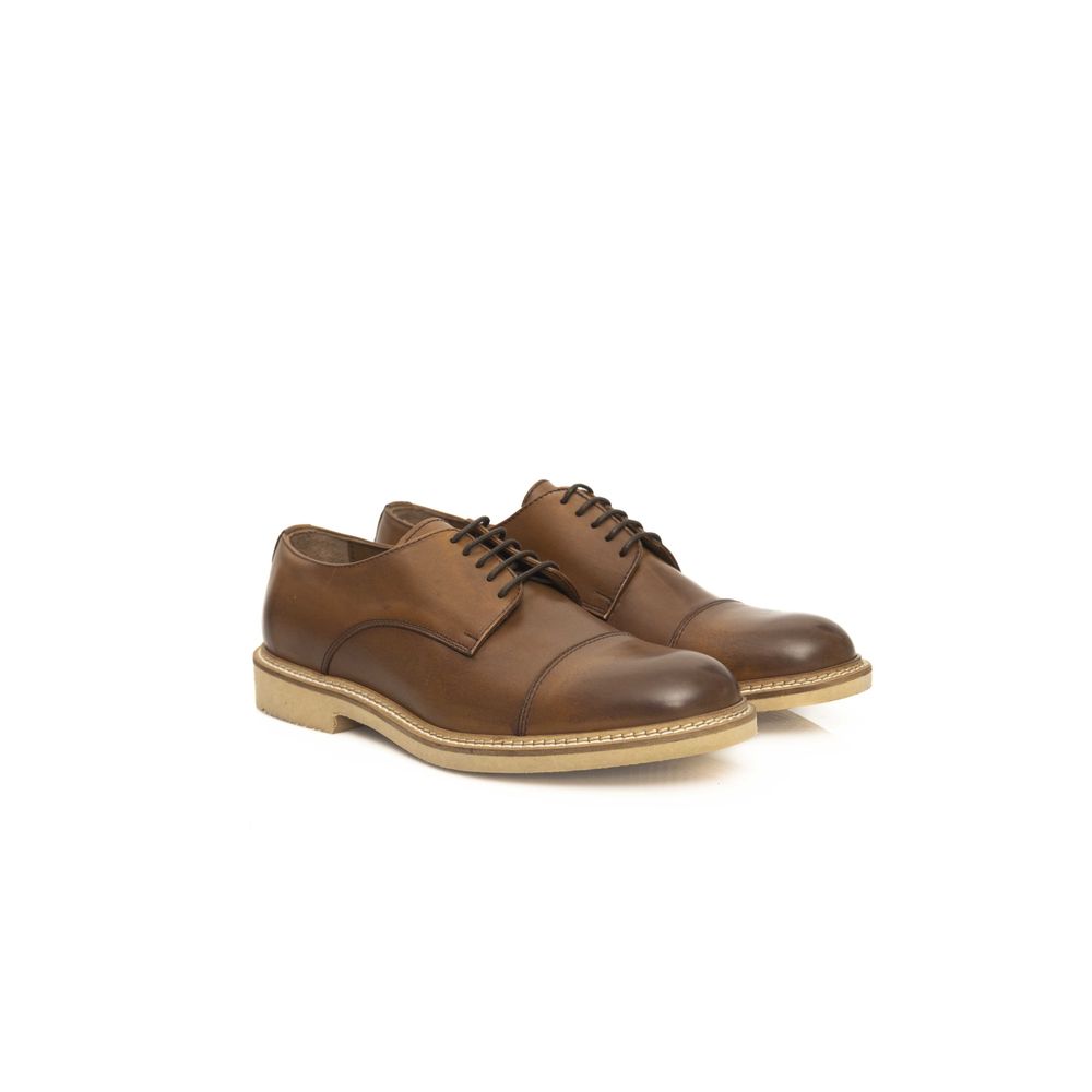 Chaussures Derby pour homme Cerruti 1881 en cuir de veau marron