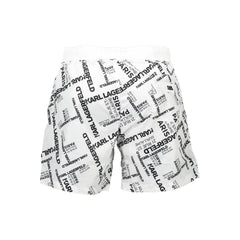 Karl Lagerfeld White Polyester Swimwear