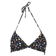 Karl Lagerfeld Black Elastane Swimwear