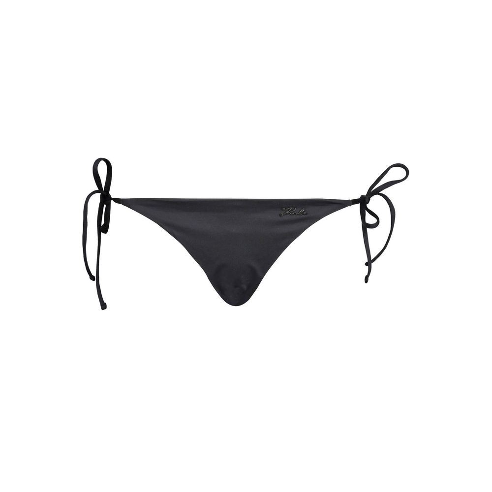 Maillot de bain noir en élasthanne Karl Lagerfeld