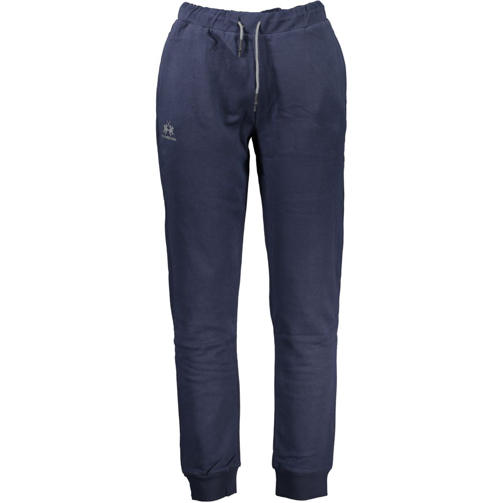 Pantalon en coton bleu La Martina
