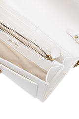 Sac PINKO One Simply Love Mini en cuir blanc