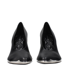 Burberry Black Leather Pumps