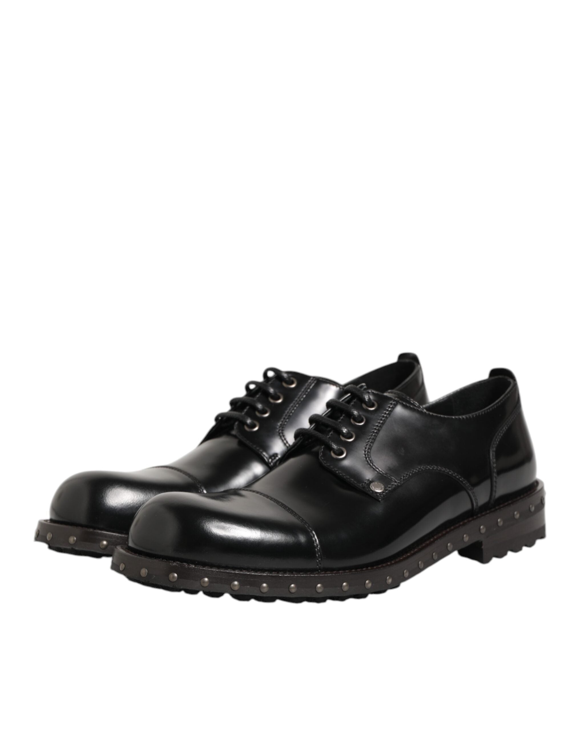 Chaussures Derby habillées pour homme Dolce &amp; Gabbana en cuir noir clouté