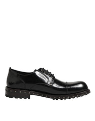 Chaussures Derby habillées pour homme Dolce &amp; Gabbana en cuir noir clouté