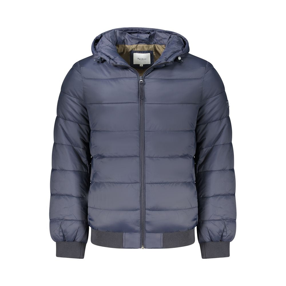 Vestes et manteaux Pepe Jeans bleus en polyamide