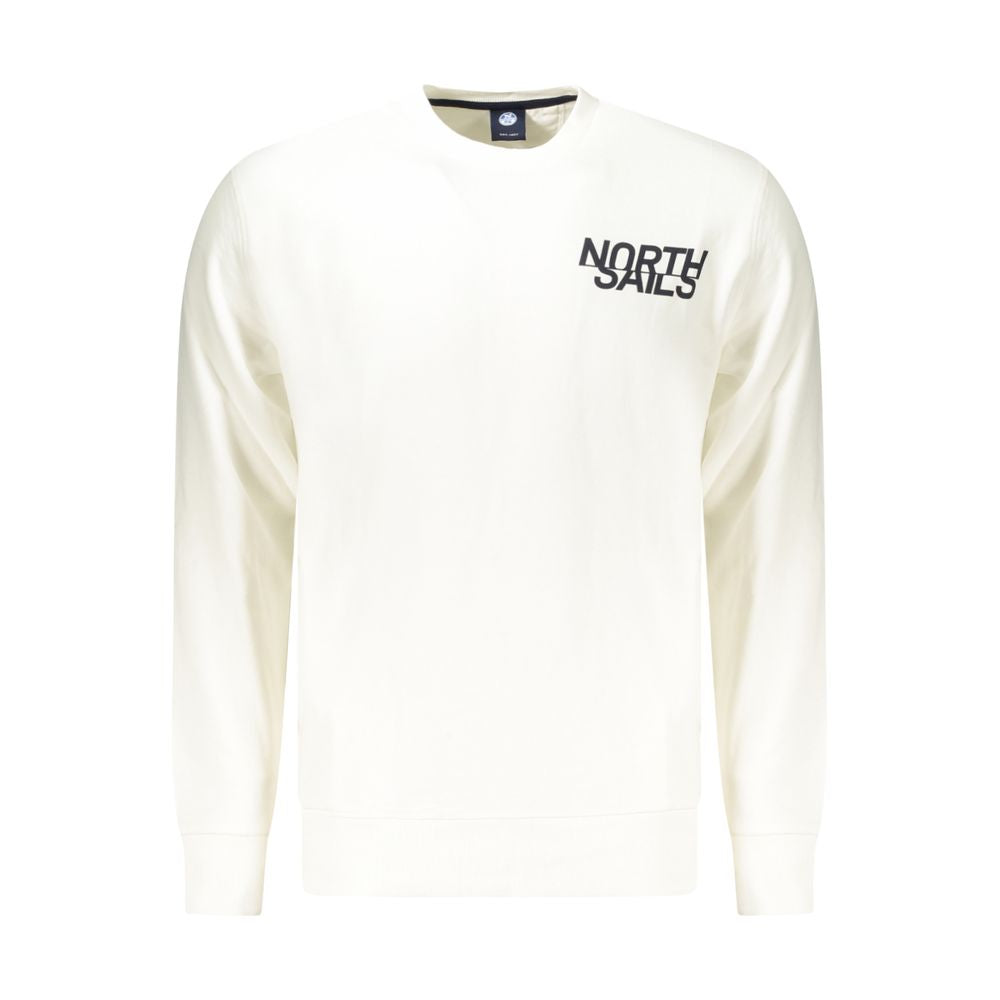 Sweat-shirt en coton blanc North Sails