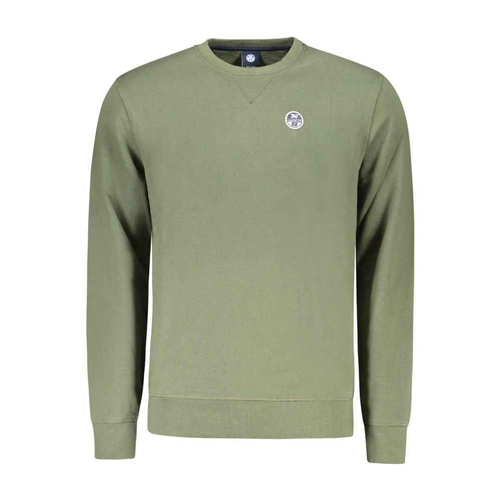 Sweat-shirt en coton vert North Sails