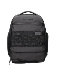 Piquadro Gray Fabric Backpacks