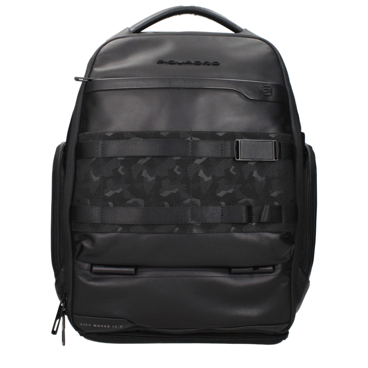 Piquadro Black Leather Backpacks