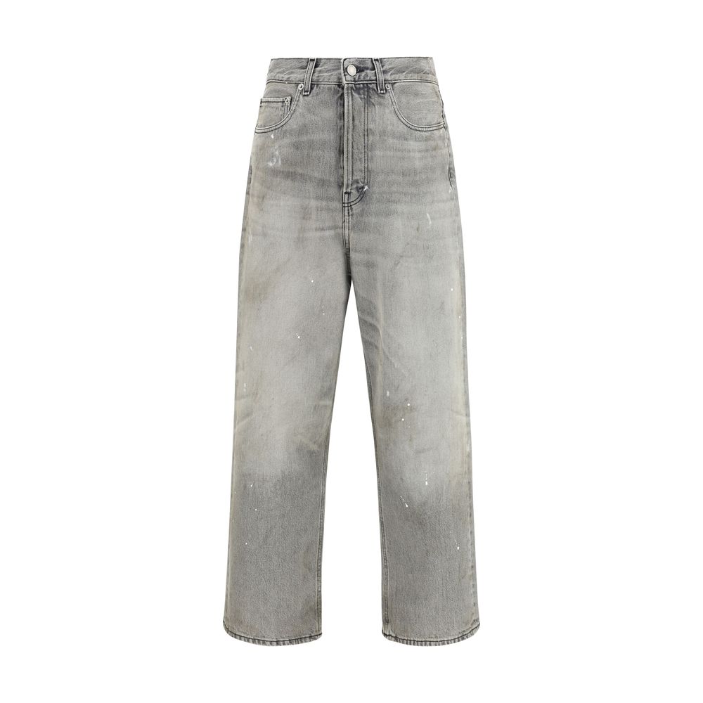 Haikure Grey Straight-Leg Jeans