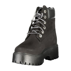 Timberland Damenstiefel aus schwarzem Leder