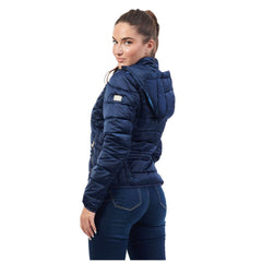 Yes Zee Blue Polyester Jackets & Coat
