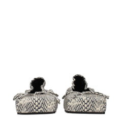 Jacquemus Beige Leather Ballet Flats