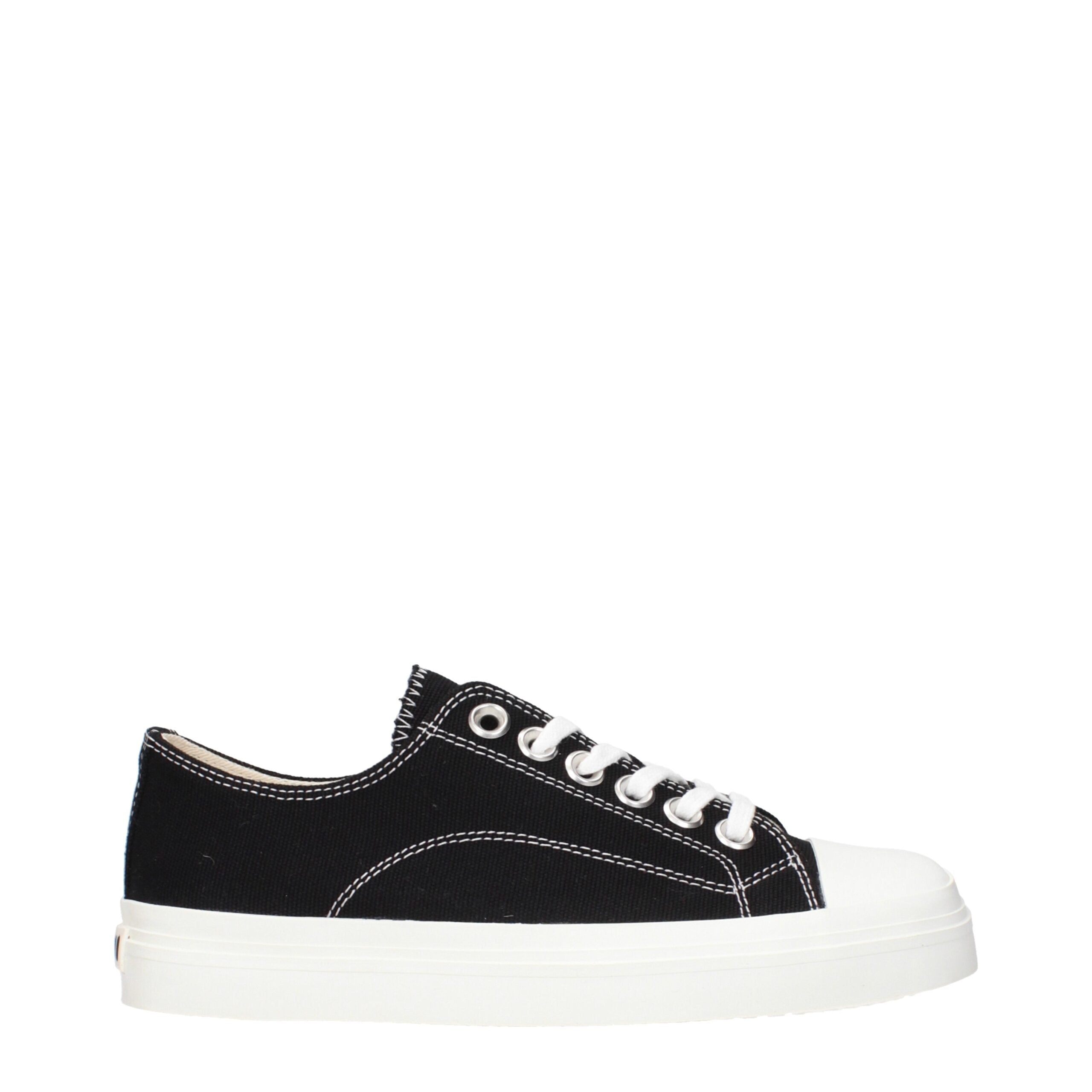 Moschino Black Fabric Low Tops