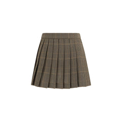 Golden Goose miniskirt with Prince of Wales motif