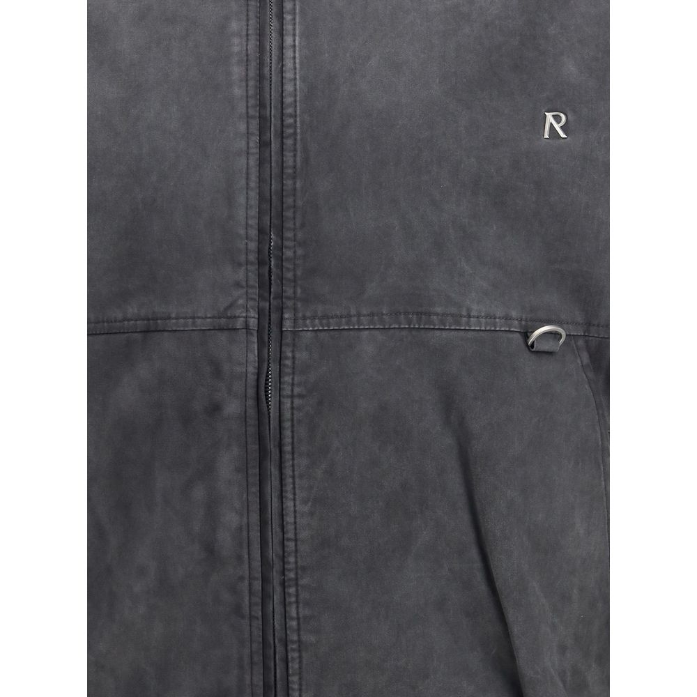 Bomber à capuche délavé