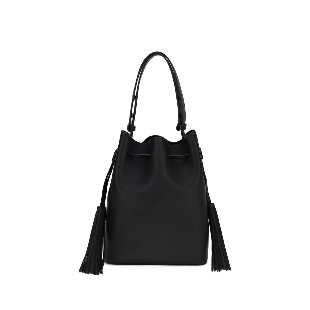 Sac bandoulière en cuir noir Valentino Garavani