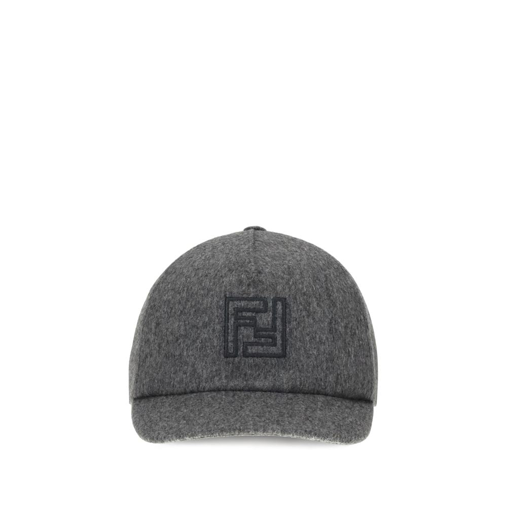 Casquette de baseball en laine Fendi