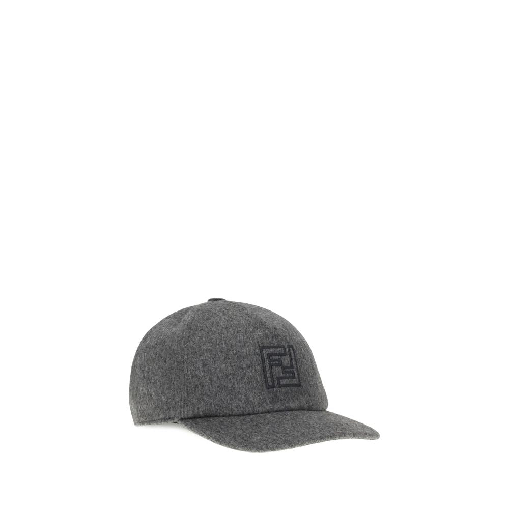 Casquette de baseball en laine Fendi