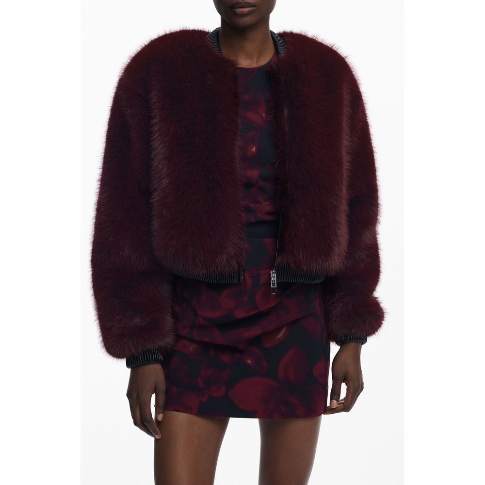 Desigual Damenjacke aus rotem Polyester