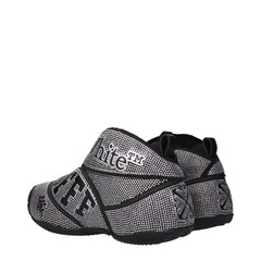 Off-White Black Cotton Sneakers