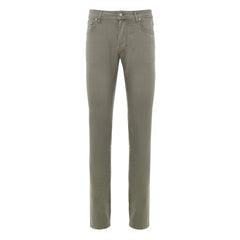 Jacob Cohen Gray Cotton Skinny Pant