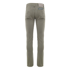 Jacob Cohen Gray Cotton Skinny Pant