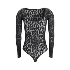 Wolford Leo String Body with animalier patterns