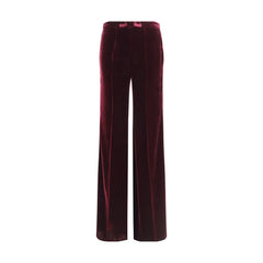 Forte_Forte Flared Trousers in smooth Velvet