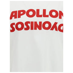 Valentino Baumwoll-T-Shirt mit Apollo Dyonisos Grafikdruck