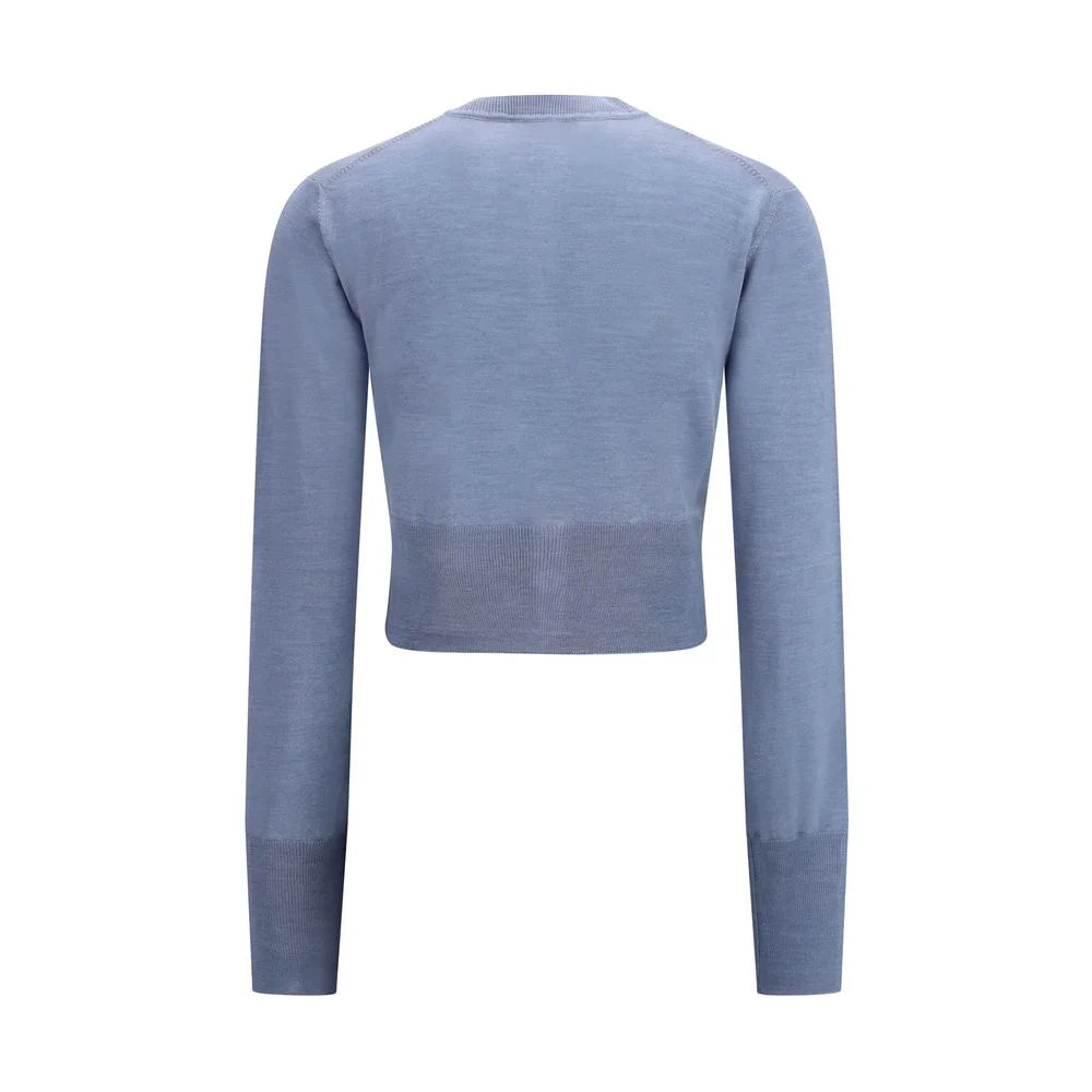 Vivienne Westwood Blue Merino Wool Cardigan