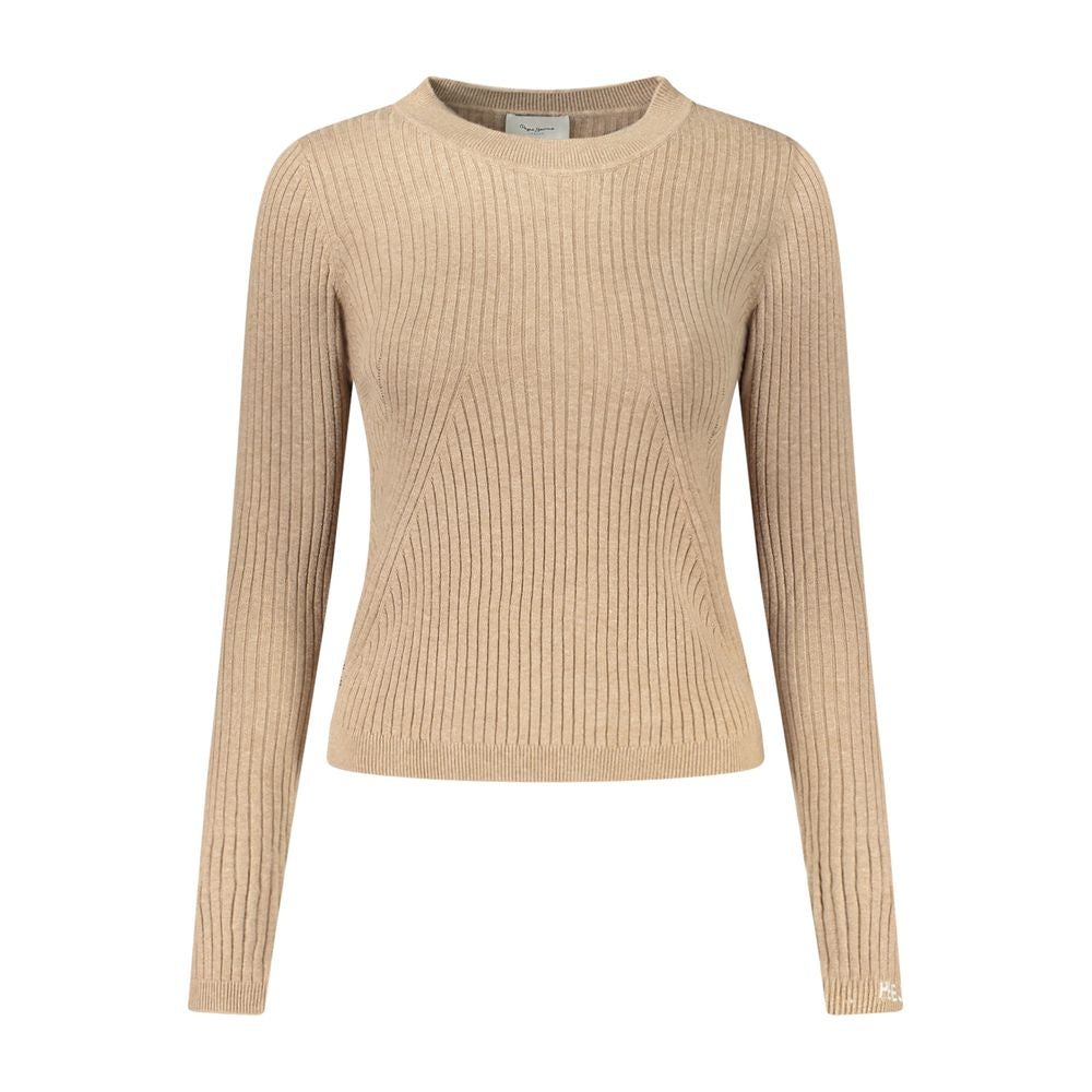 Pepe Jeans Beige Baumwollpullover für Damen