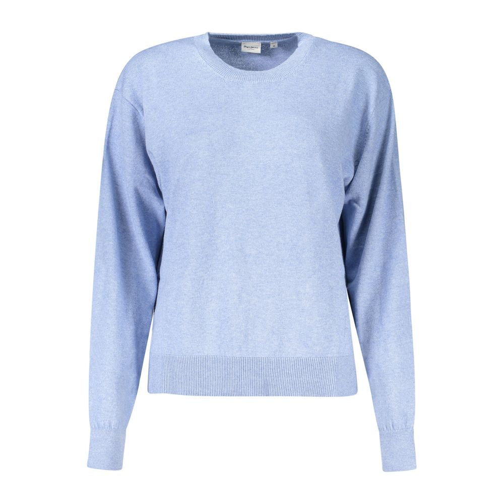 Pepe Jeans blauer Baumwollpullover für Damen