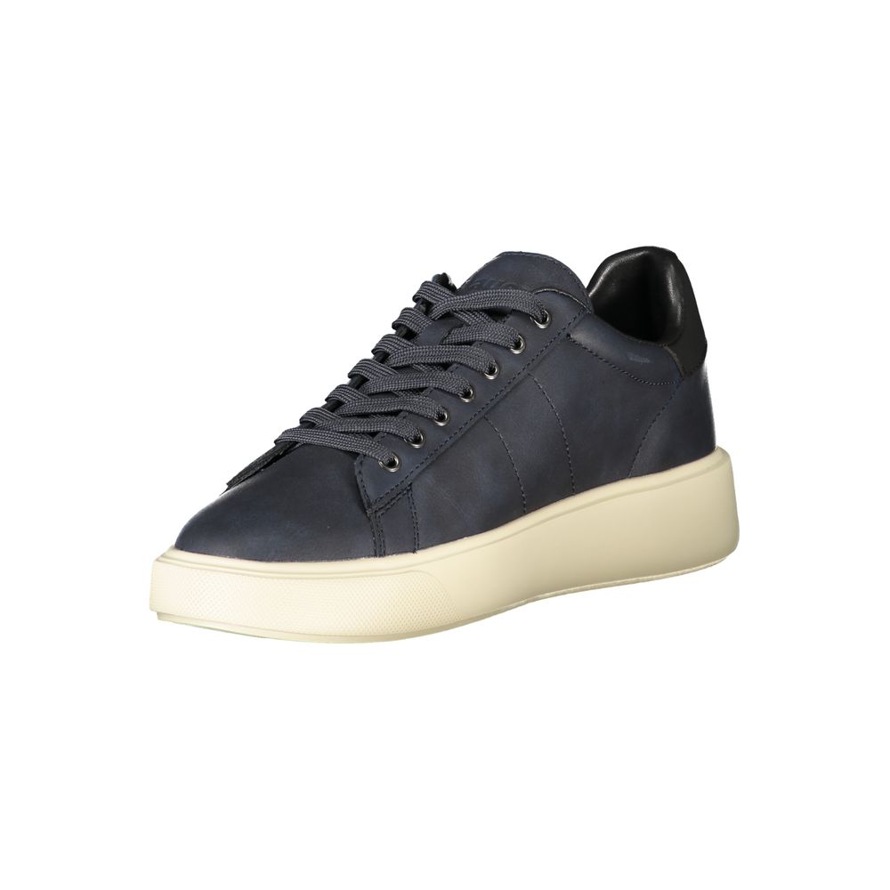 Baskets pour hommes en polyester bleu Blauer