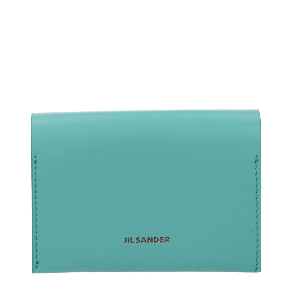 Jil Sander Green Leather Cardholders
