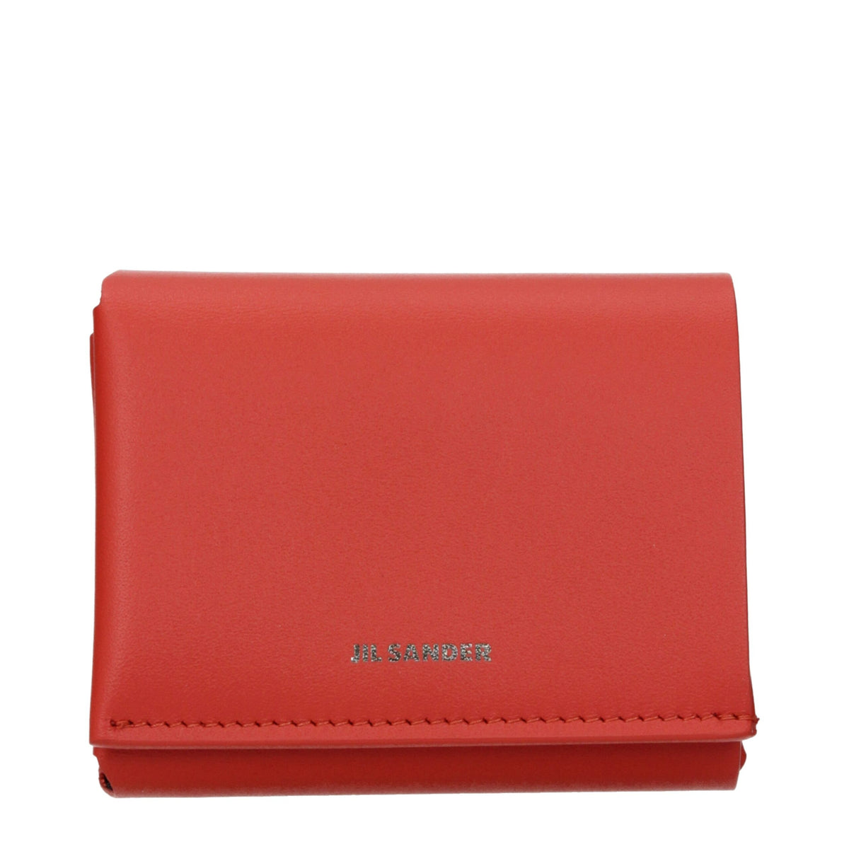 Jil Sander Red Leather Wallets