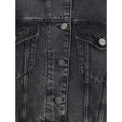 PINKO The Trucker jacket with mini studs