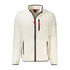 Pull homme en polyester blanc Norvège 1963