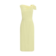 Givenchy Draped Midi Cady Dress