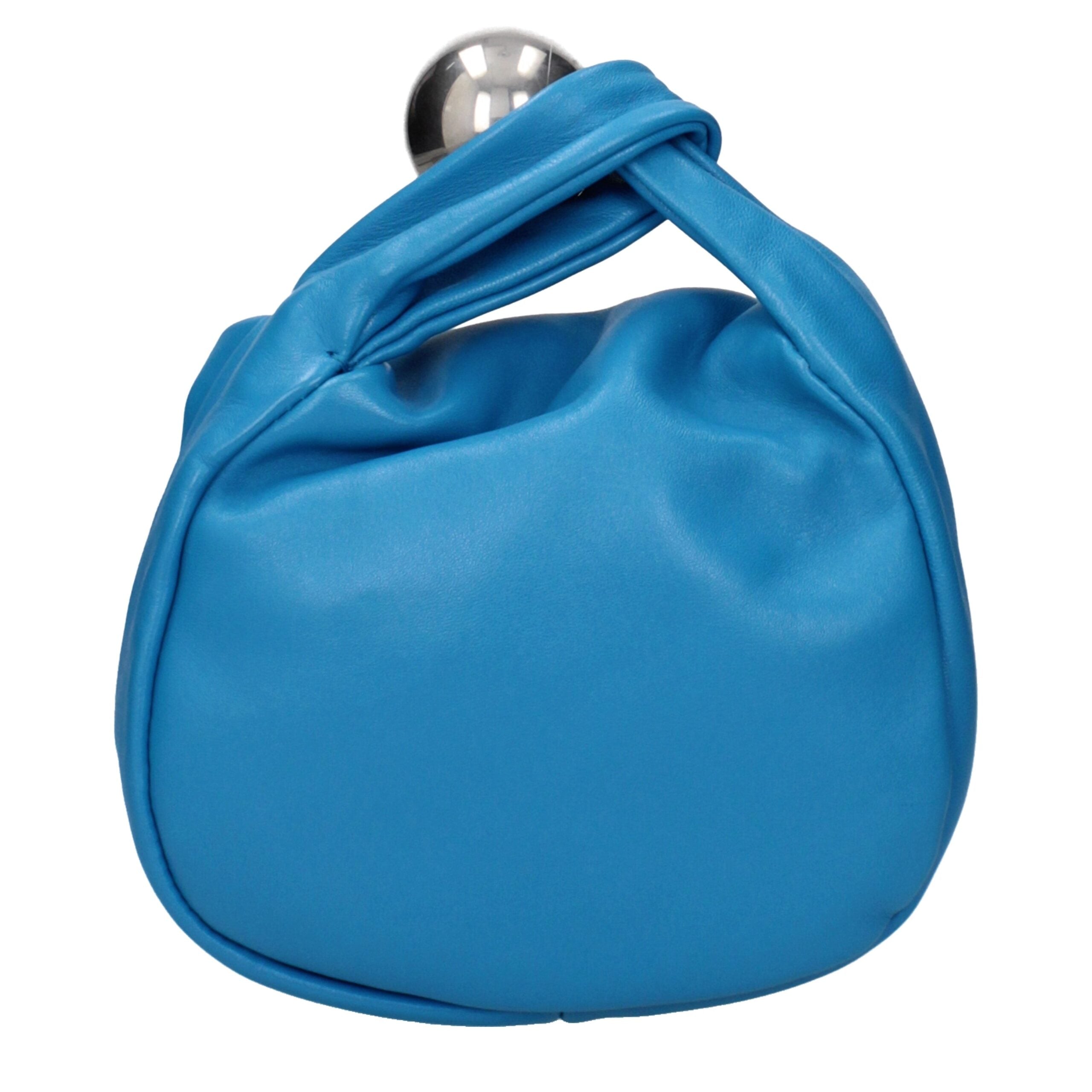 Jil Sander Blue Leather Handbags