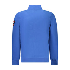 Pull homme bleu en polyester Norvège 1963