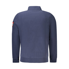 Pull homme bleu en polyester Norvège 1963