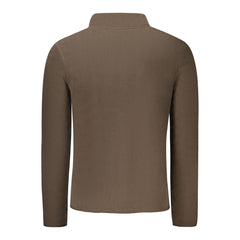 Pull homme marron en polyester Norvège 1963