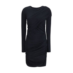 Marant Etoile Denise short dress in draped jersey