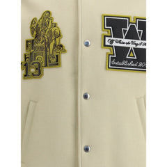 Off-White Lion Wool Varsity Jacket