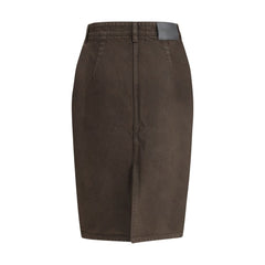Saint Laurent Denim Pencil Skirt
